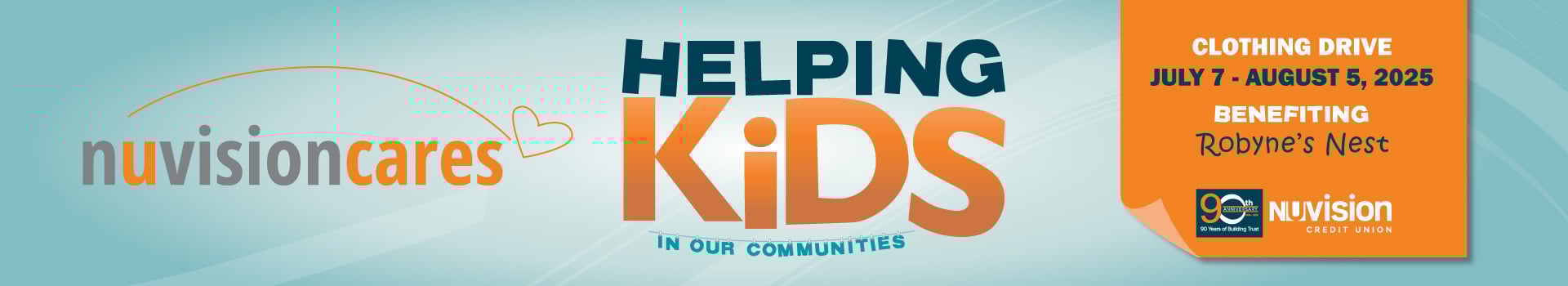 NuvisionCares Helping Kids Southern California Clothing Drive benefiting Robyne's Nest