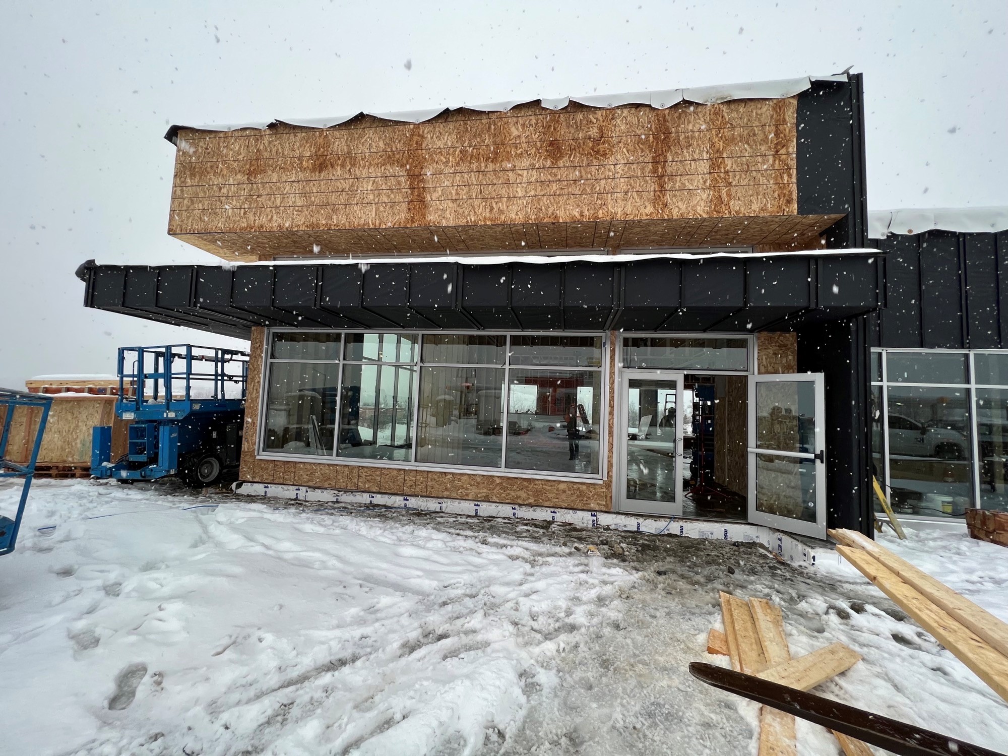 Nuvision Alaska construction of our Wasilla branch Image 1