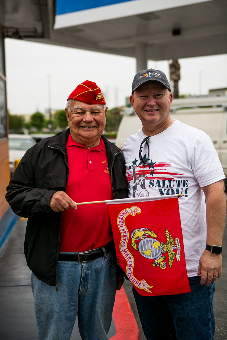 CEO, Roger, with a Veteran Memorial Day 2018