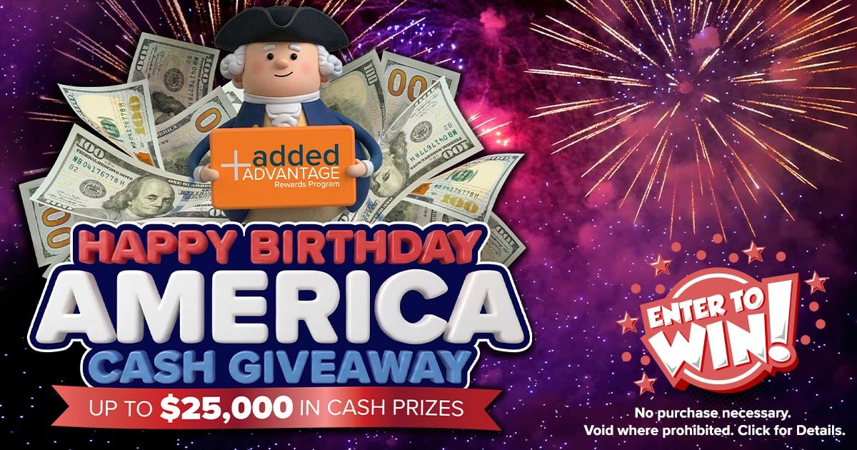 Added Cash Giveaway