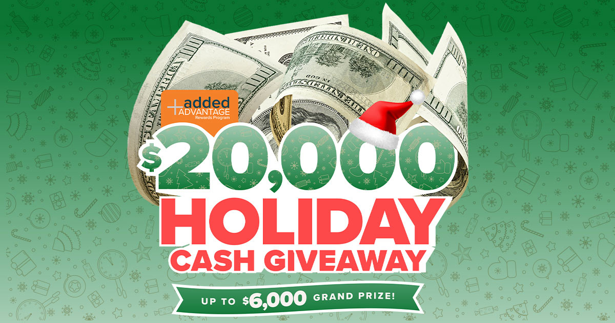 Added Advantage Holiday Cash Giveaway 