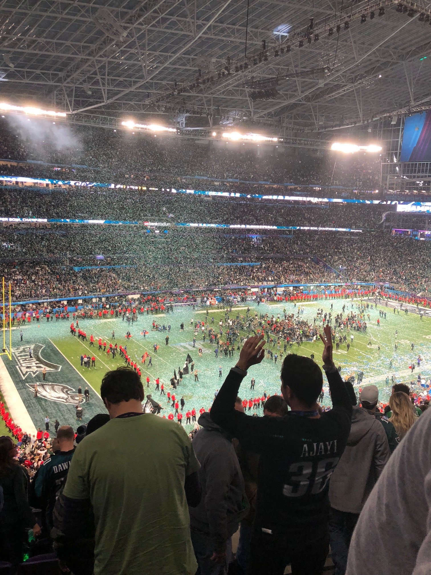 Superbowl stadium view