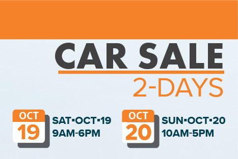 Oct 2019 Car Sale