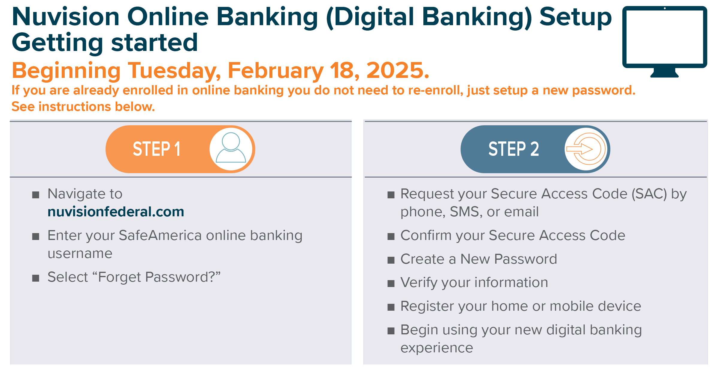 Nuvision Digital Banking Setup