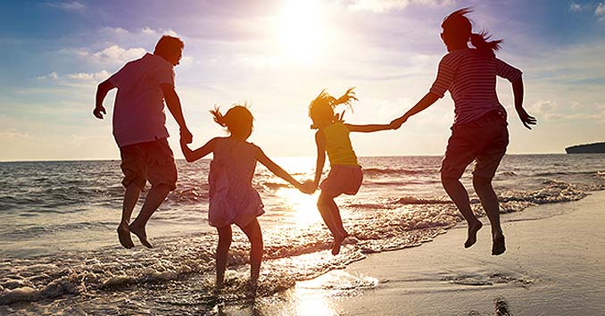 Family at the Beach